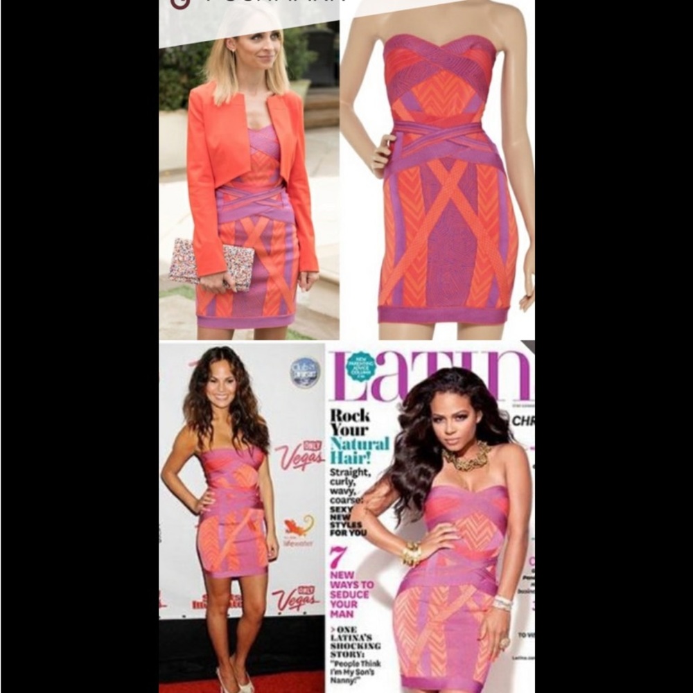 Herve leger Ibiza nights dress size XS